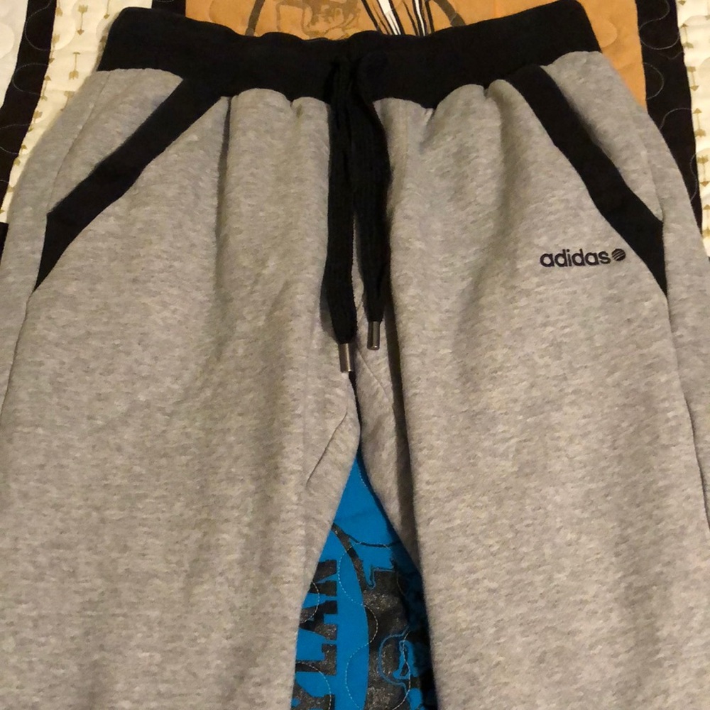 Grey Adidas Neo Joggers